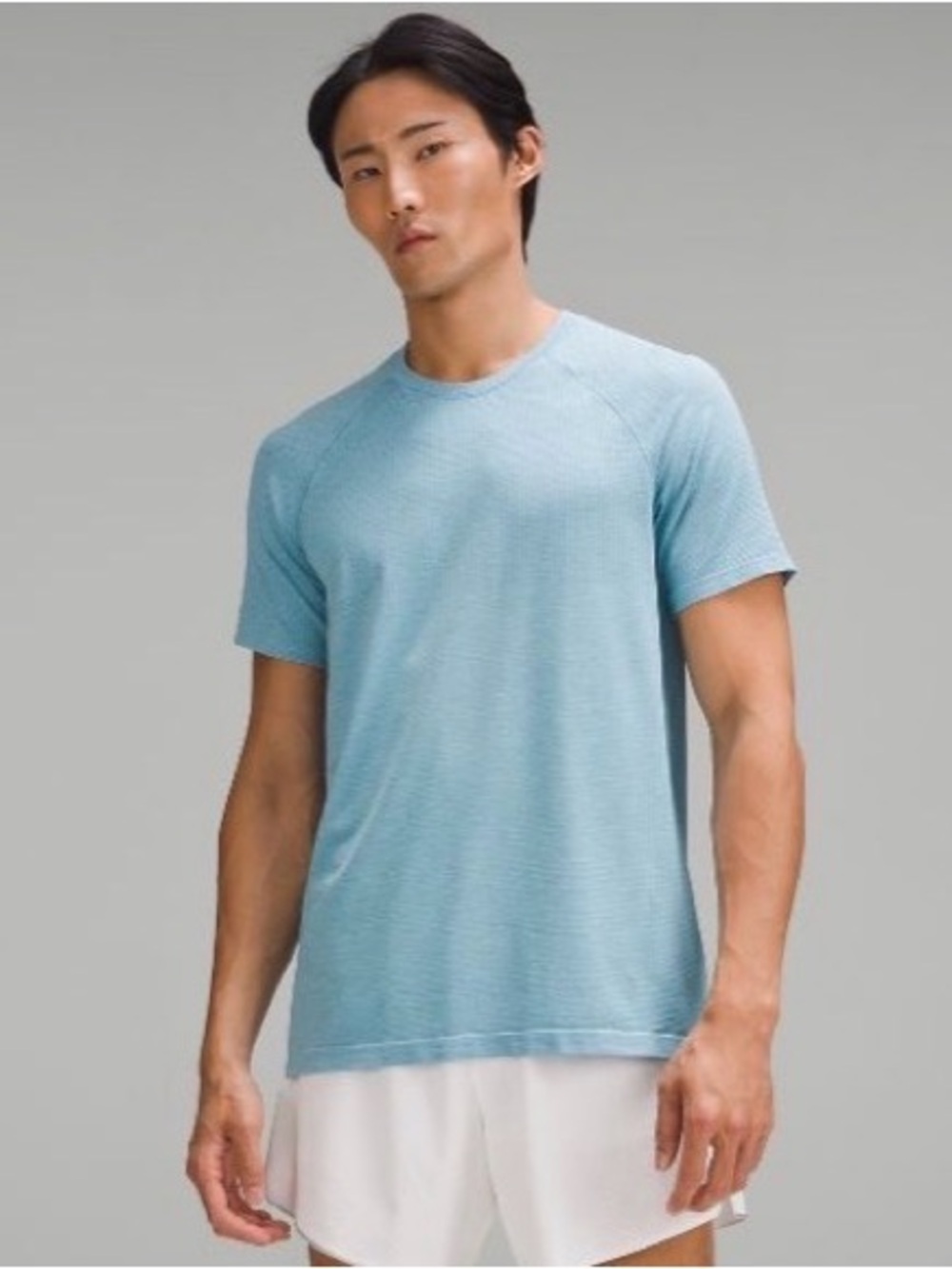 Lululemon Metal Vent Tech Short Sleeve Utility Blue/Cyan Blue